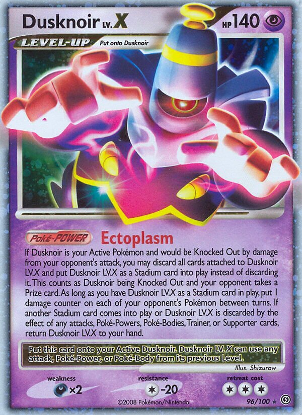 Dusknoir LV.X 096/106 — Stormfront (English Pokémon TCG card)
