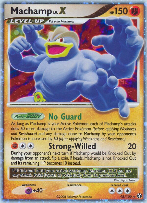 Machamp LV.X 098/106 — Stormfront (English Pokémon TCG card)