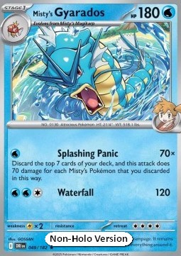 Misty's Gyarados 049 — Destined Rivals: Additionals Singles (English Pokémon TCG card)