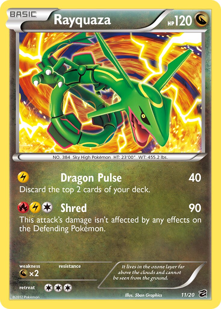 Rayquaza 11/20 — Dragon Vault (English Pokémon TCG card)