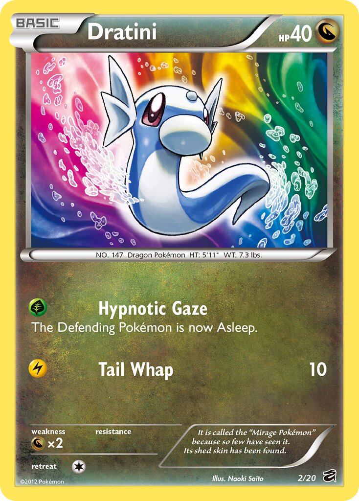 Dratini 2/20 — Dragon Vault (English Pokémon TCG card)