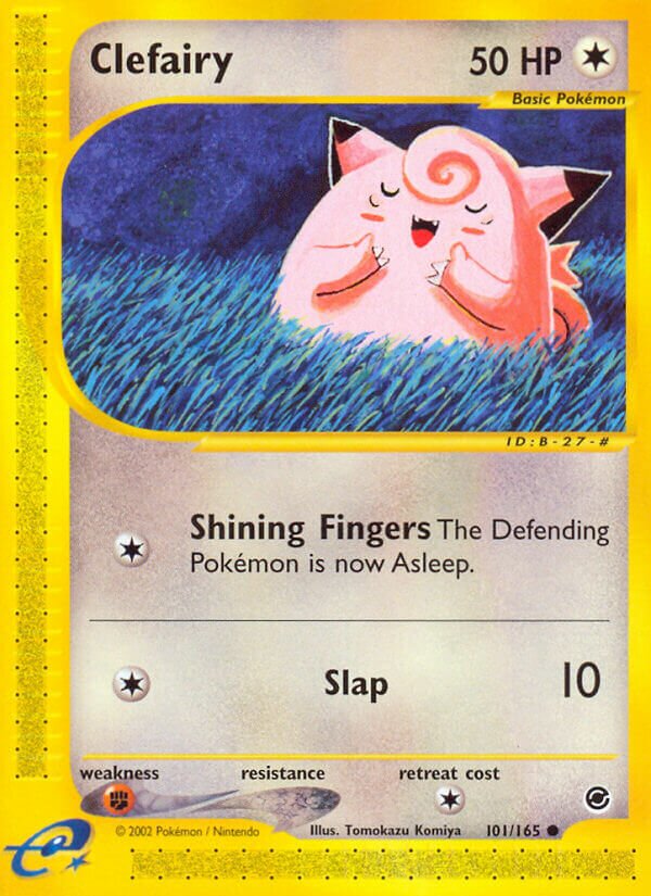 Clefairy 101/165 — Expedition Base Set (English Pokémon TCG card)