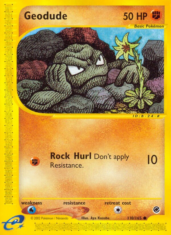 Geodude 110/165 — Expedition Base Set (English Pokémon TCG card)