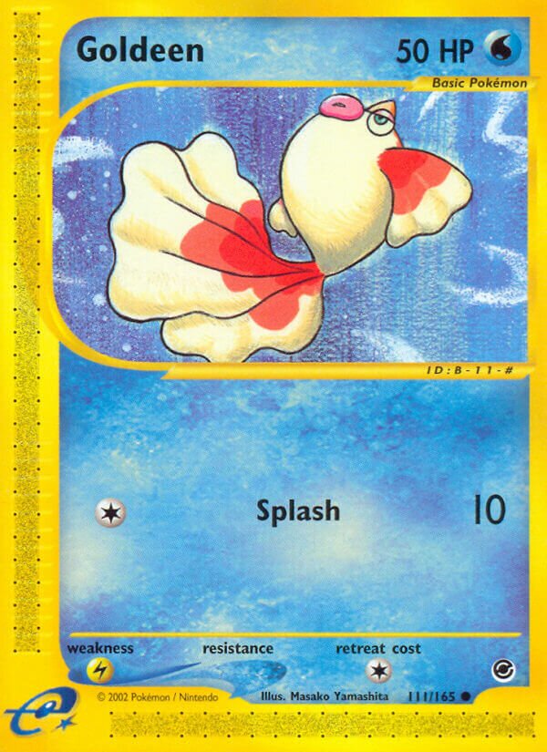 Goldeen 111/165 — Expedition Base Set (English Pokémon TCG card)