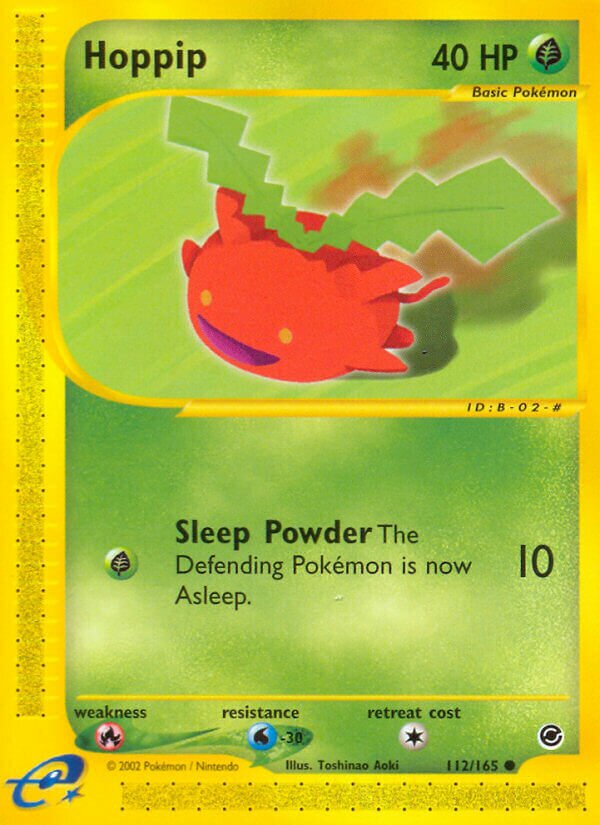 Hoppip 112/165 — Expedition Base Set (English Pokémon TCG card)