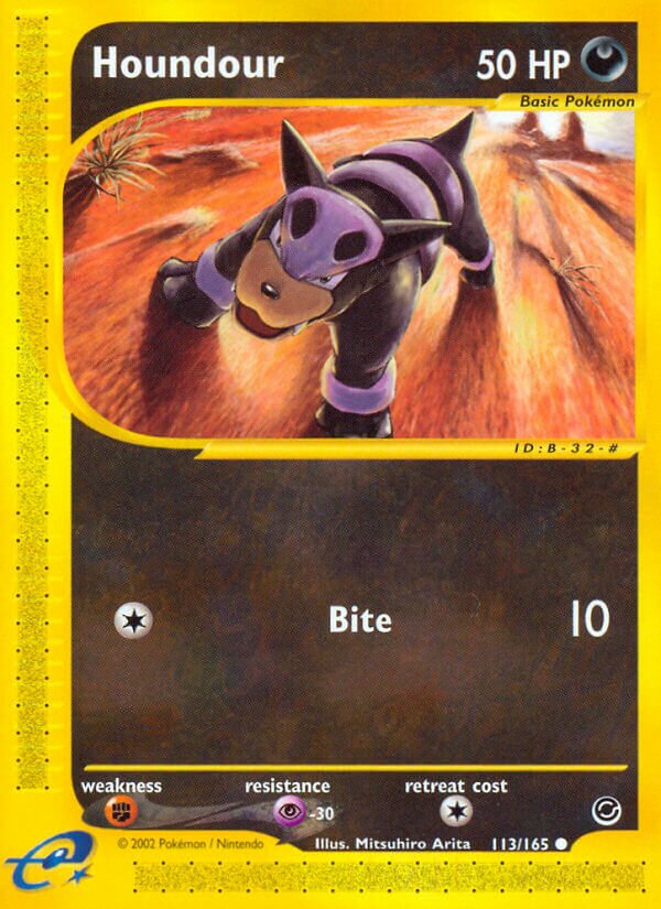 Houndour 113/165 — Expedition Base Set (English Pokémon TCG card)