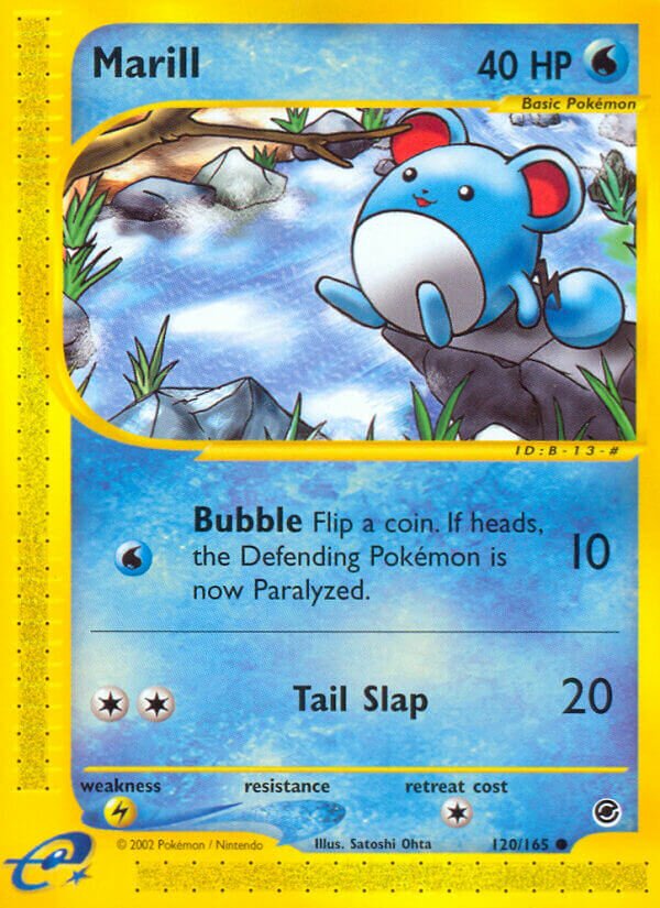 Marill 120/165 — Expedition Base Set (English Pokémon TCG card)