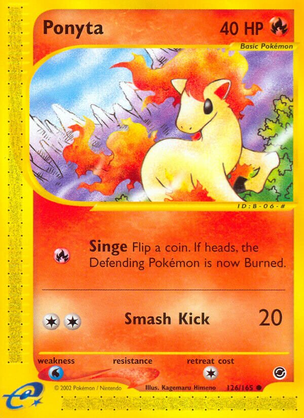 Ponyta 126/165 — Expedition Base Set (English Pokémon TCG card)