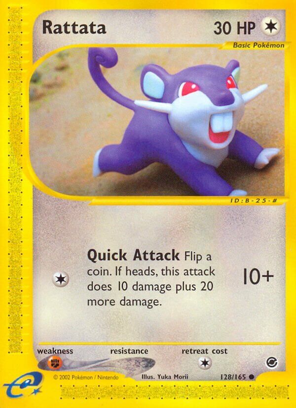 Rattata 128/165 — Expedition Base Set (English Pokémon TCG card)