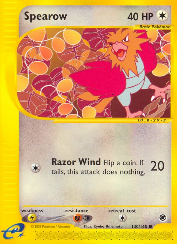 Spearow 130/165 — Expedition Base Set (English Pokémon TCG card)