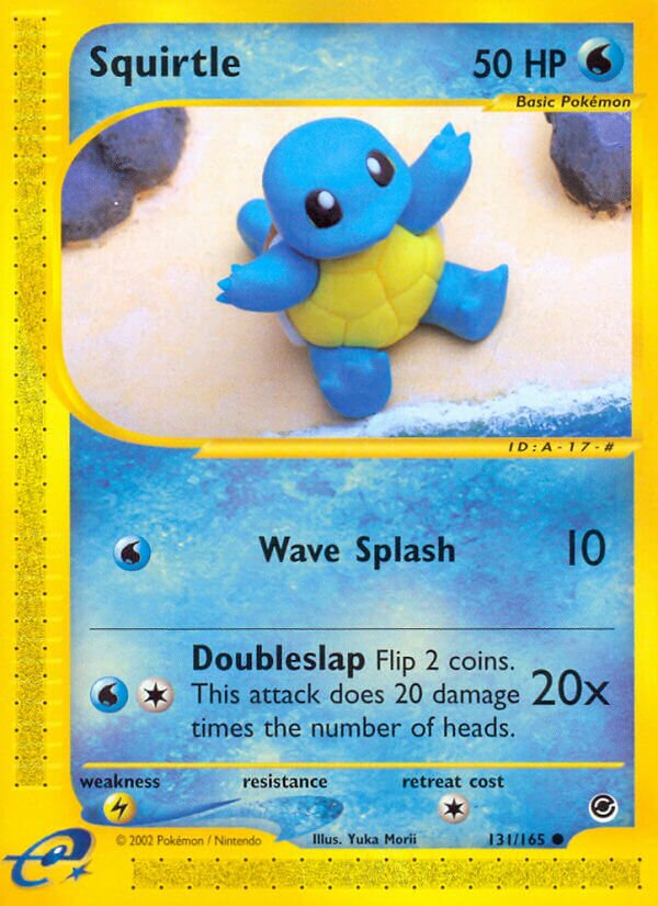 Squirtle 131/165 — Expedition Base Set (English Pokémon TCG card)