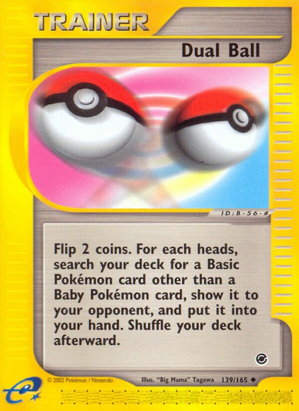 Dual Ball 139/165 — Expedition Base Set (English Pokémon TCG card)