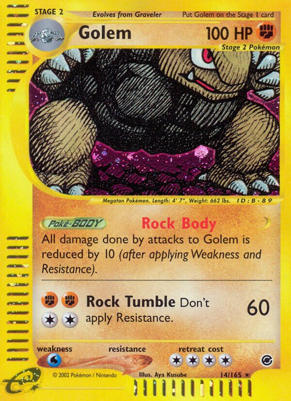 Golem 014/165 — Expedition Base Set (English Pokémon TCG card)