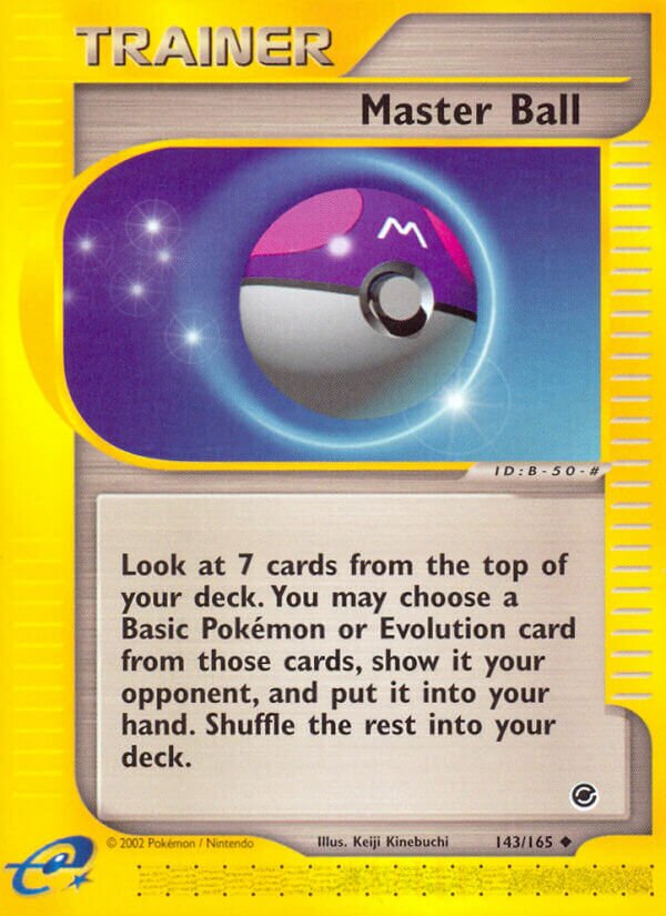 Master Ball 143/165 — Expedition Base Set (English Pokémon TCG card)