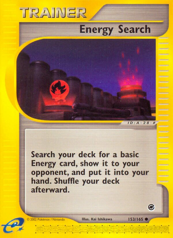 Energy Search 153/165 — Expedition Base Set (English Pokémon TCG card)