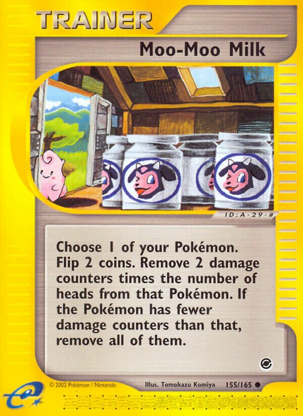 Moo-Moo Milk 155/165 — Expedition Base Set (English Pokémon TCG card)
