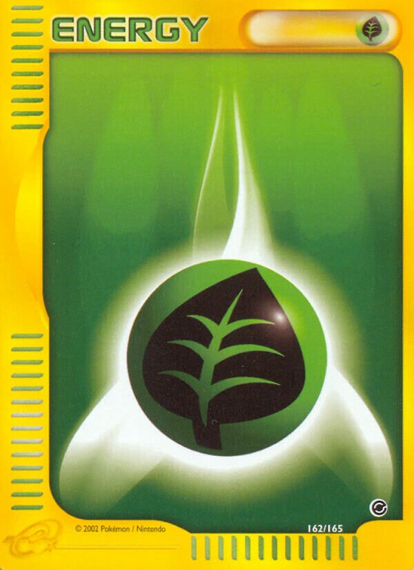 Grass Energy 162/165 — Expedition Base Set (English Pokémon TCG card)