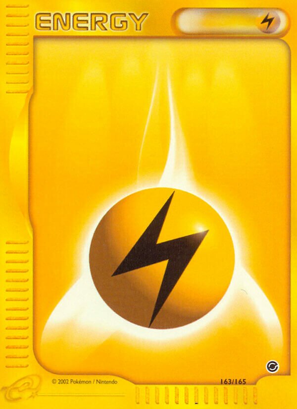 Lightning Energy 163/165 — Expedition Base Set (English Pokémon TCG card)