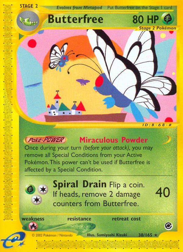 Butterfree 038/165 — Expedition Base Set (English Pokémon TCG card)