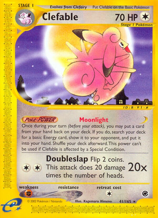 Clefable 041/165 — Expedition Base Set (English Pokémon TCG card)