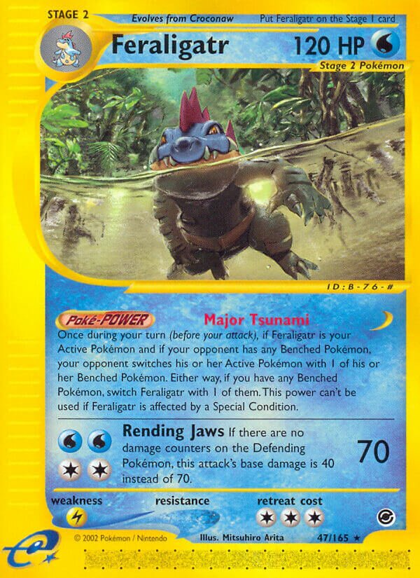Feraligatr 047/165 — Expedition Base Set (English Pokémon TCG card)