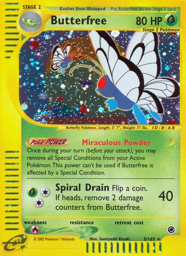 Butterfree 005/165 — Expedition Base Set (English Pokémon TCG card)