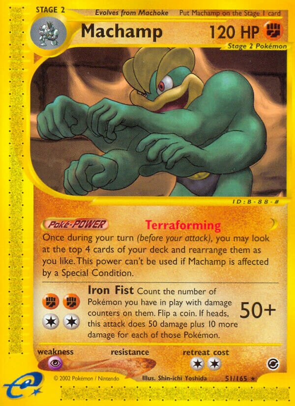 Machamp 051/165 — Expedition Base Set (English Pokémon TCG card)