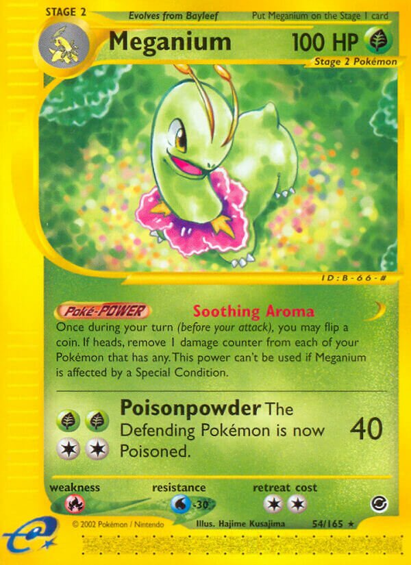 Meganium 054/165 — Expedition Base Set (English Pokémon TCG card)