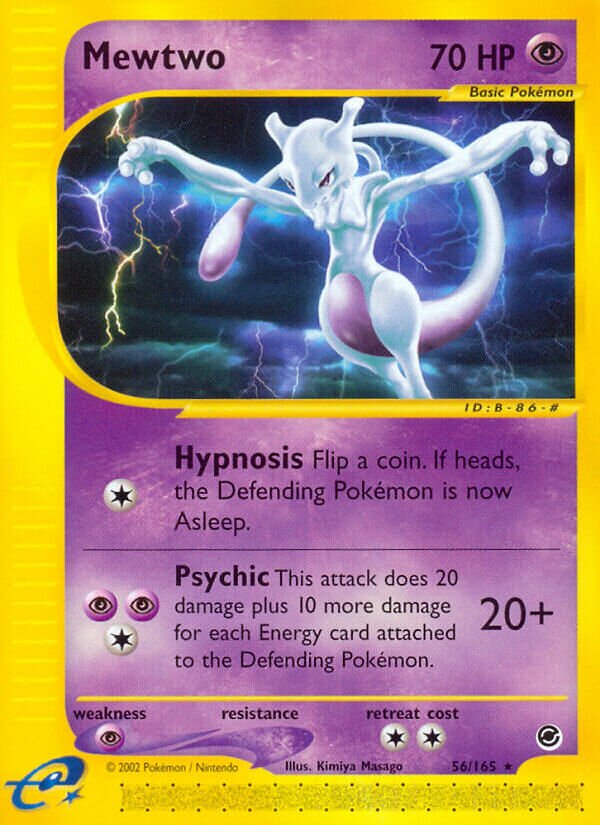 Mewtwo 056/165 — Expedition Base Set (English Pokémon TCG card)