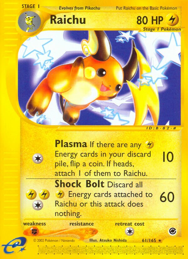 Raichu 061/165 — Expedition Base Set (English Pokémon TCG card)