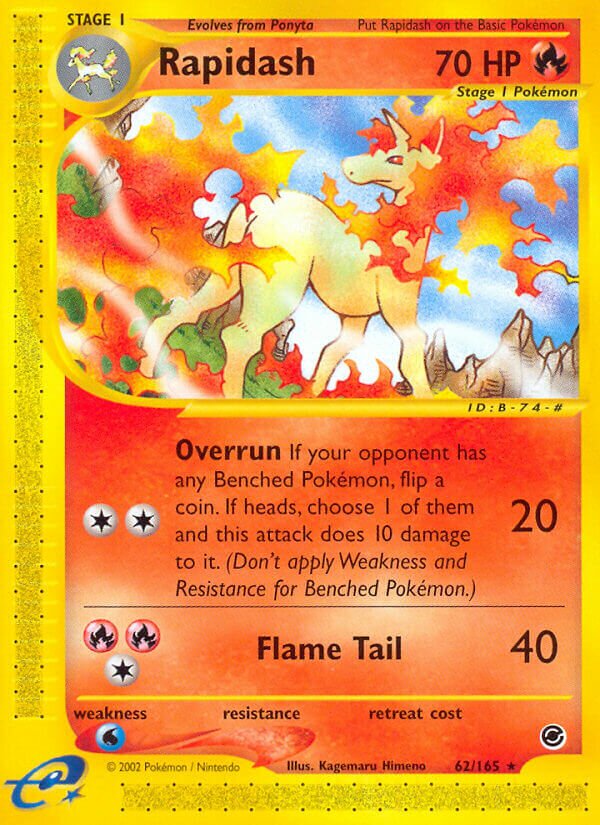 Rapidash 062/165 — Expedition Base Set (English Pokémon TCG card)