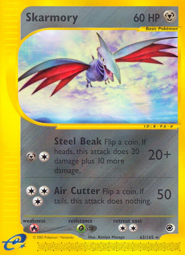 Skarmory 063/165 — Expedition Base Set (English Pokémon TCG card)