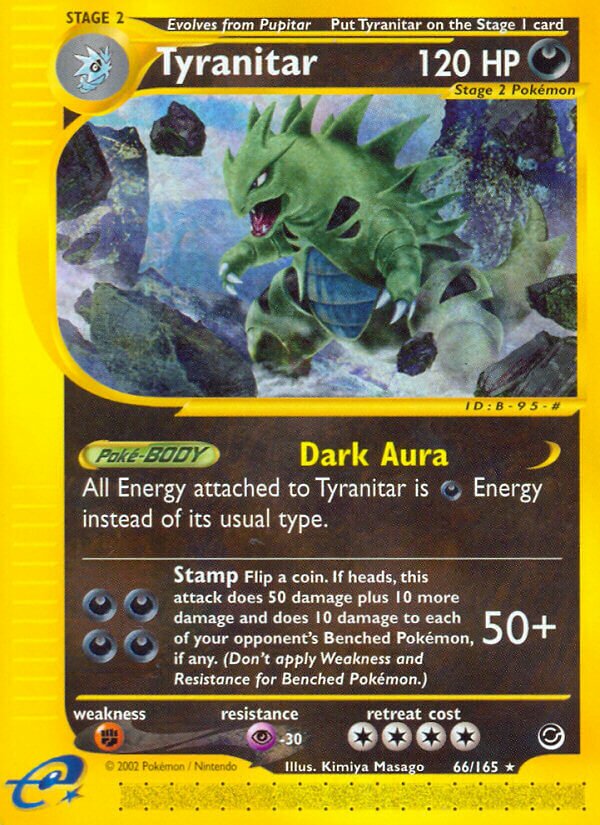 Tyranitar 066/165 — Expedition Base Set (English Pokémon TCG card)