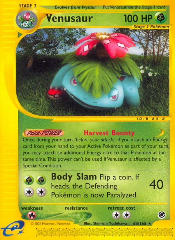 Venusaur 068/165 — Expedition Base Set (English Pokémon TCG card)