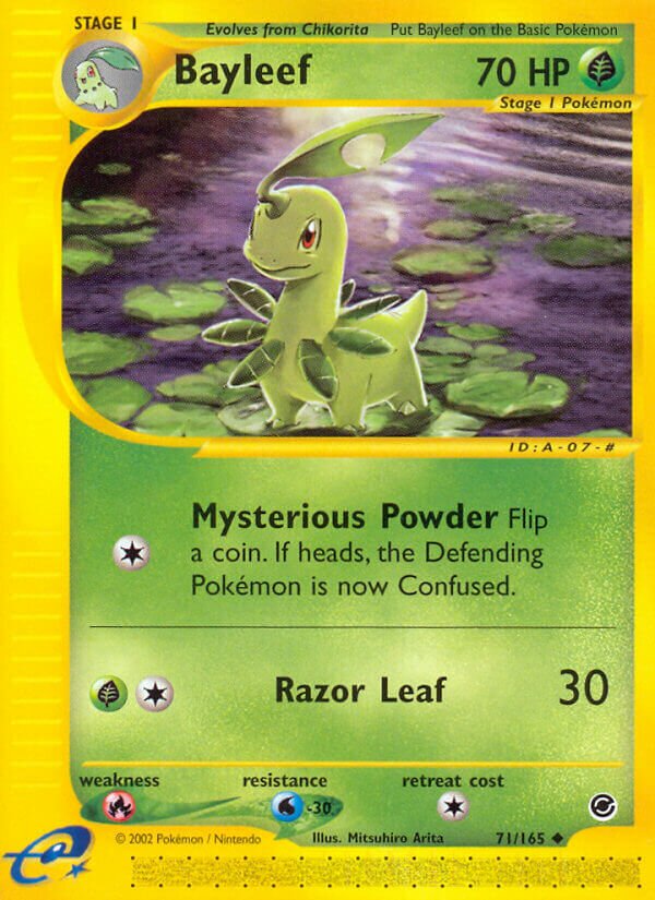 Bayleef 071/165 — Expedition Base Set (English Pokémon TCG card)