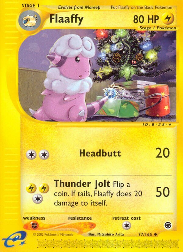 Flaaffy 077/165 — Expedition Base Set (English Pokémon TCG card)