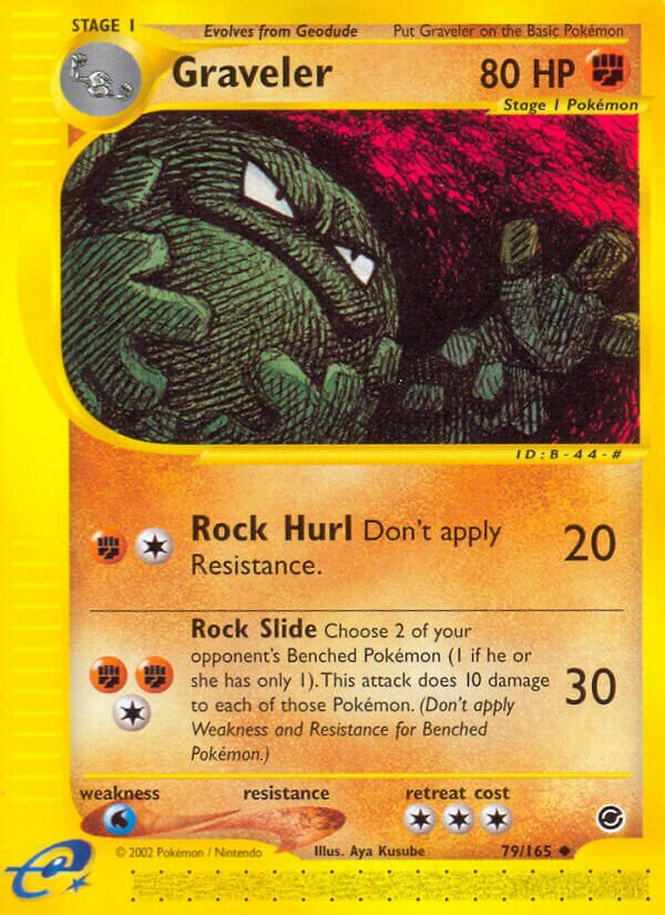 Graveler 079/165 — Expedition Base Set (English Pokémon TCG card)