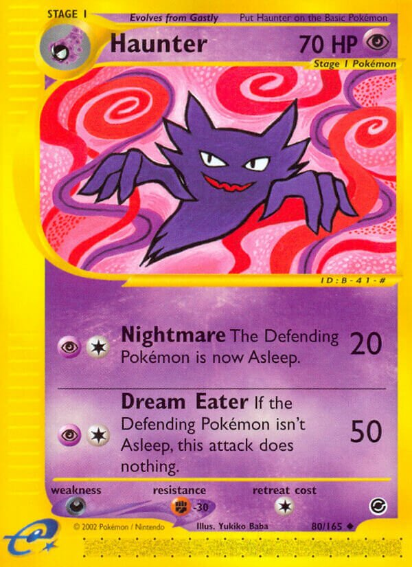 Haunter 080/165 — Expedition Base Set (English Pokémon TCG card)