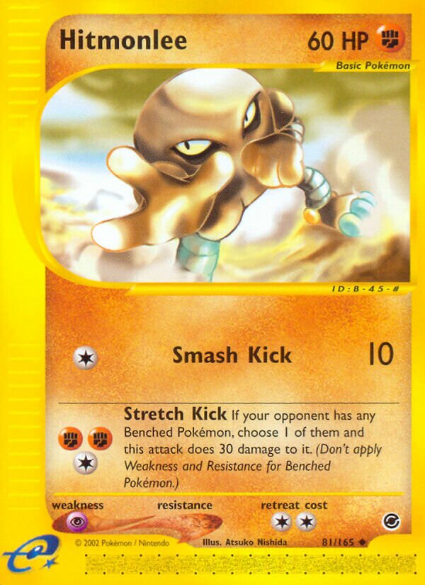 Hitmonlee 081/165 — Expedition Base Set (English Pokémon TCG card)