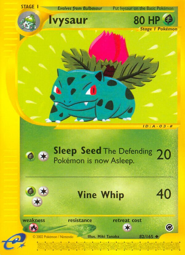 Ivysaur 082/165 — Expedition Base Set (English Pokémon TCG card)