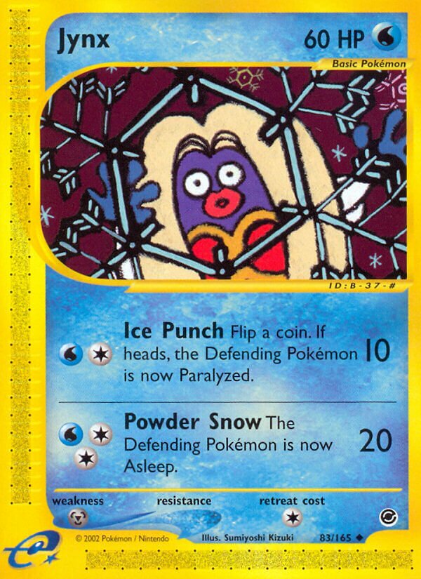 Jynx 083/165 — Expedition Base Set (English Pokémon TCG card)