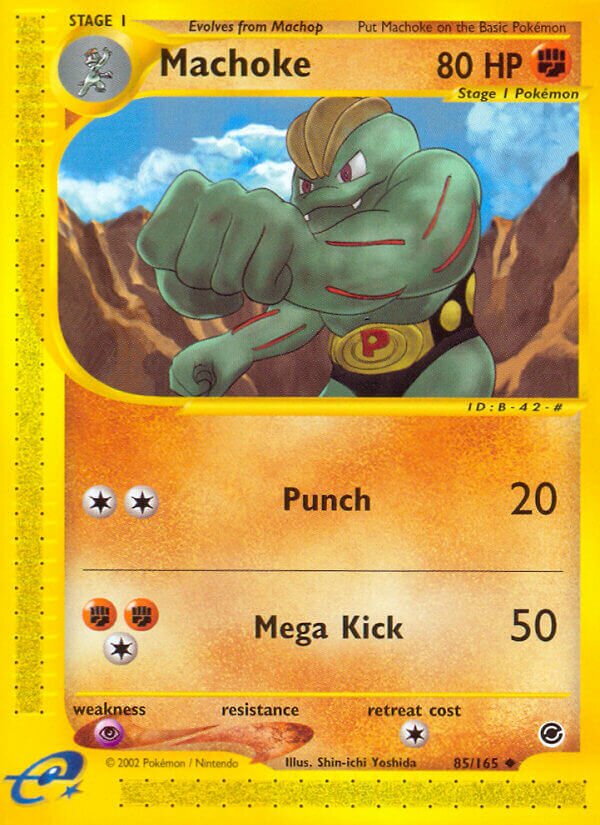 Machoke 085/165 — Expedition Base Set (English Pokémon TCG card)