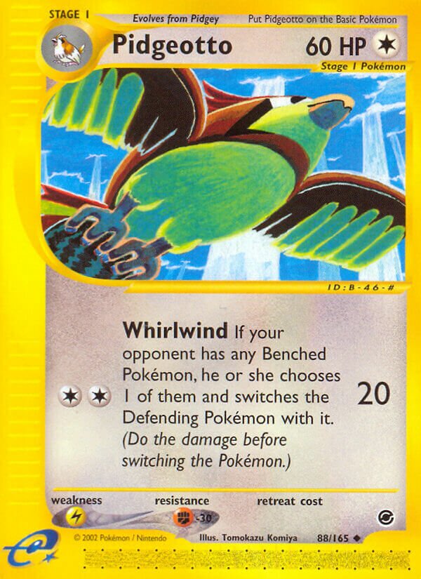 Pidgeotto 088/165 — Expedition Base Set (English Pokémon TCG card)
