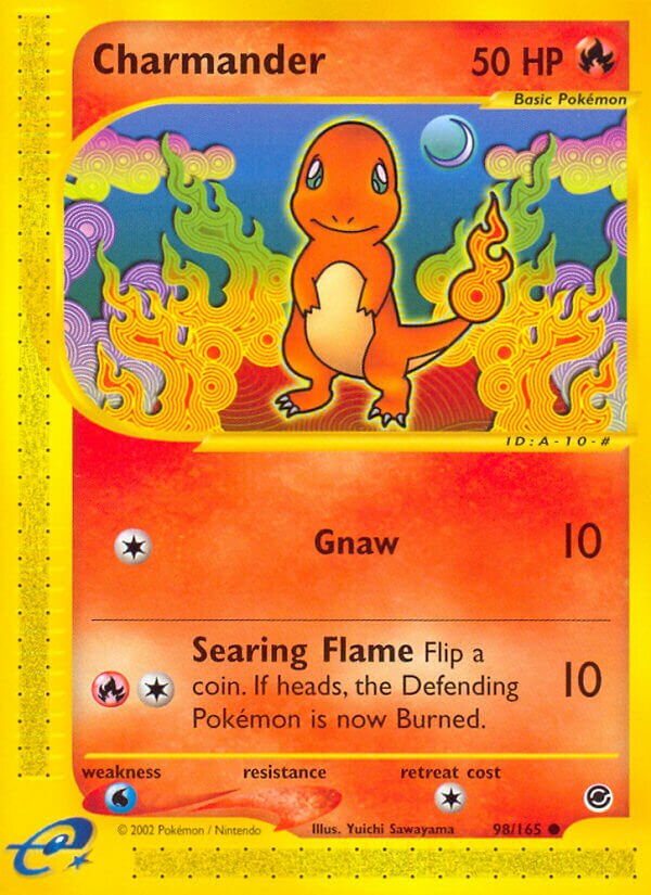 Charmander 098/165 — Expedition Base Set (English Pokémon TCG card)