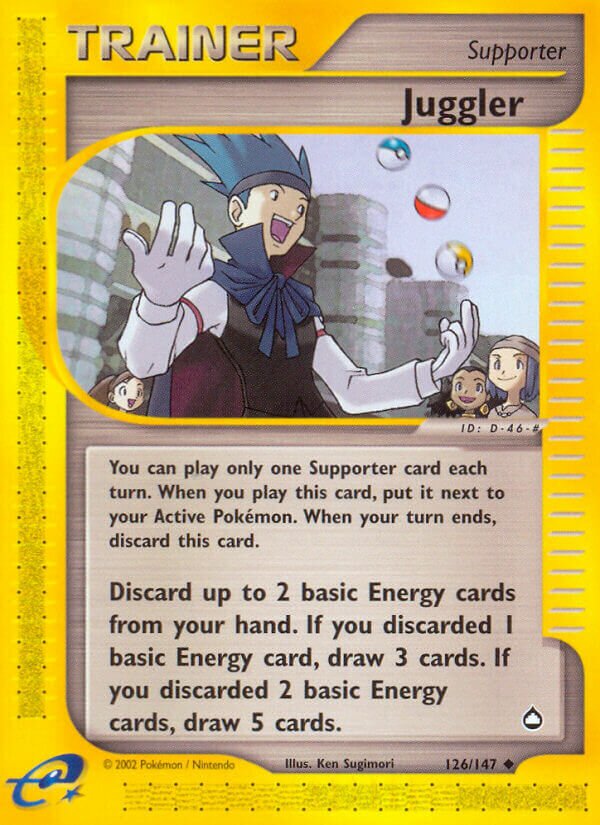Juggler 126/186 — Aquapolis (English Pokémon TCG card)