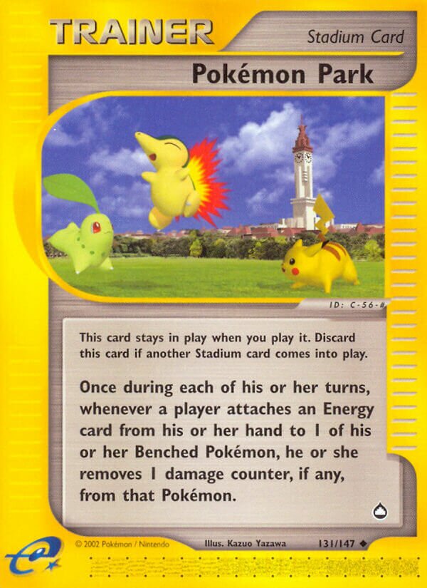 Pokémon Park 131/186 — Aquapolis (English Pokémon TCG card)