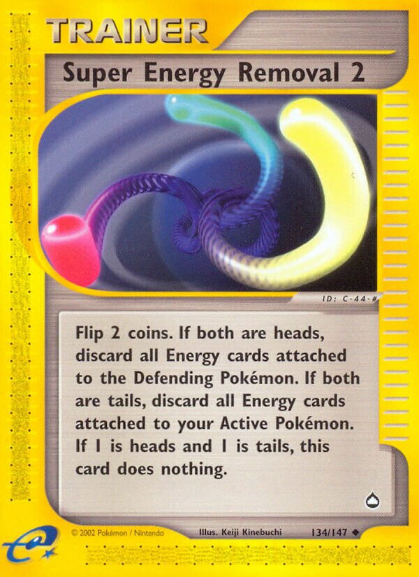 Super Energy Removal 2 134/186 — Aquapolis (English Pokémon TCG card)