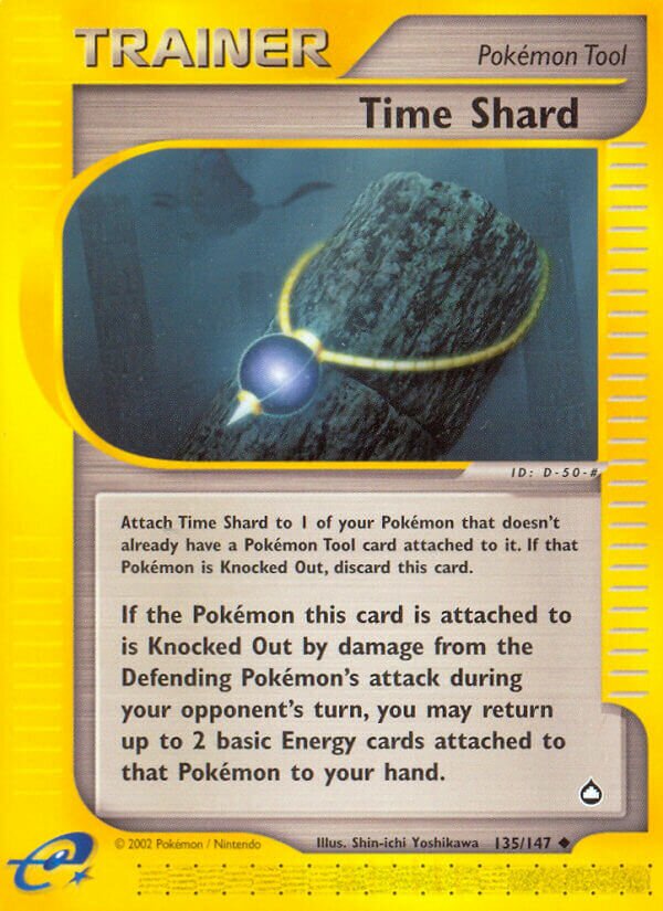 Time Shard 135/186 — Aquapolis (English Pokémon TCG card)