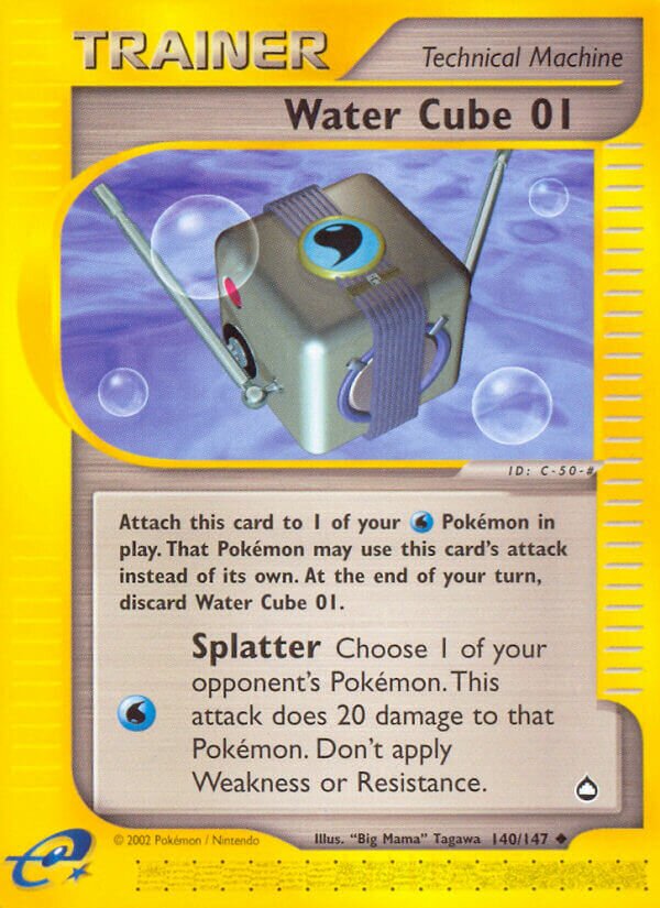 Water Cube 01 140/186 — Aquapolis (English Pokémon TCG card)