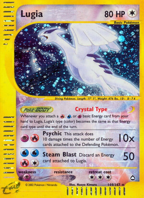 Lugia 149/186 — Aquapolis (English Pokémon TCG card)